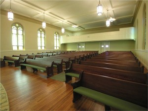 1920's Era Pews Refinished