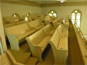 1920's Era Pews Refinished