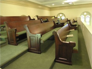 1920's Era Pews Refinished