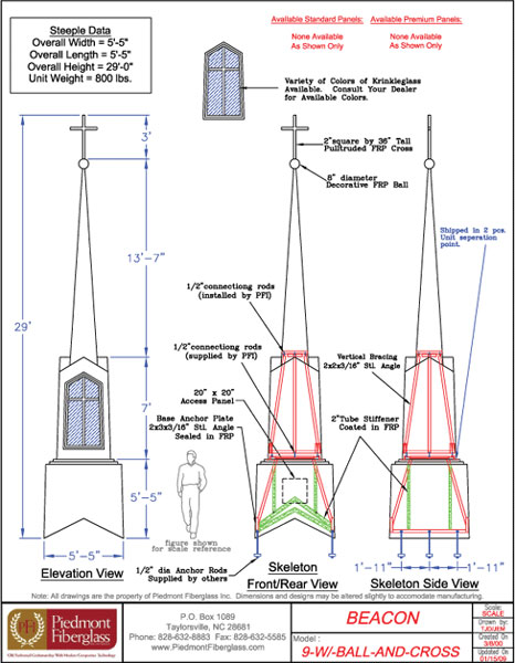 Church Steeples & Church Baptisteries