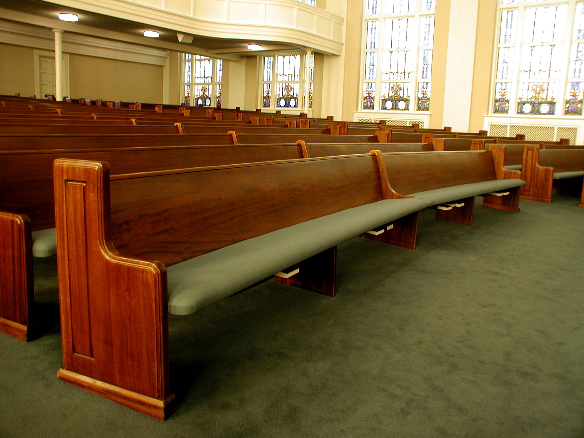 Pew Upholstery  Church Pew Cushions
